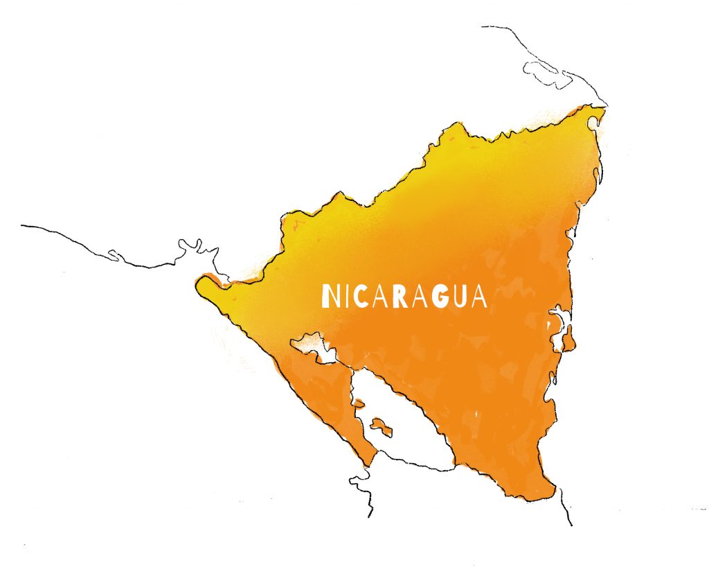 mapa nicaragua