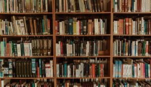 Estantería chea de libros